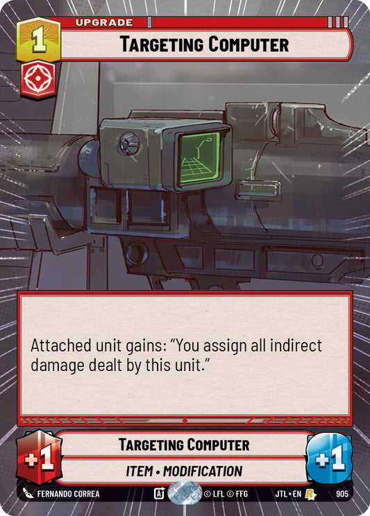 Star Wars: Unlimited: Targeting Computer (Hyperspace Foil) card image