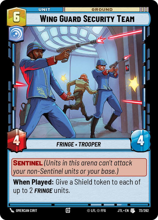 Star Wars: Unlimited: Wing Guard Security Team card image
