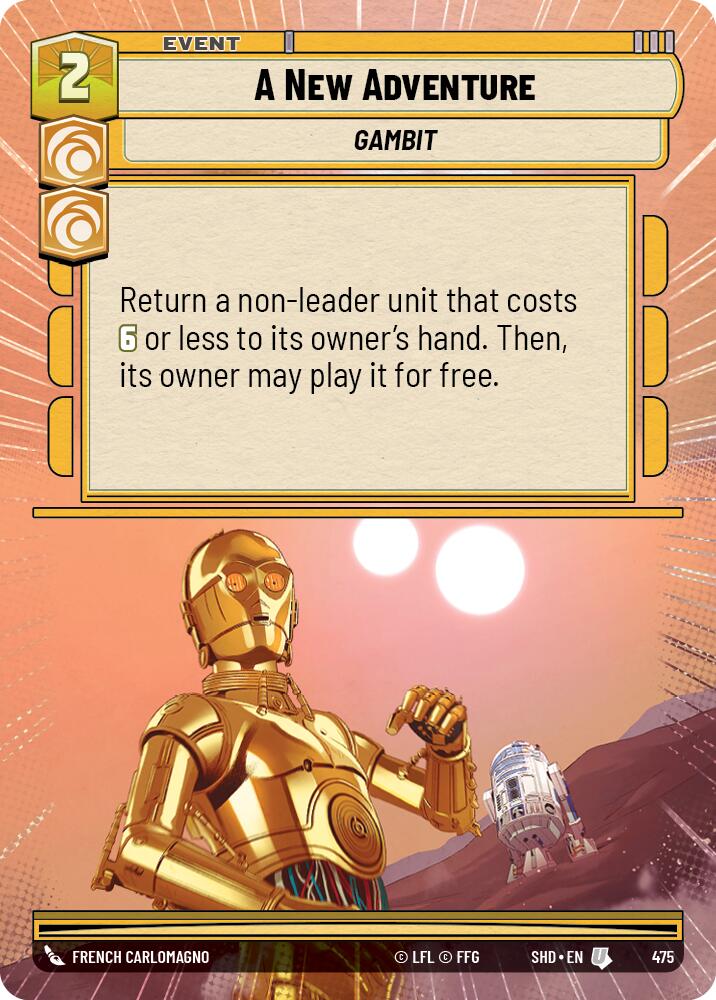 Star Wars: Unlimited: A New Adventure (Hyperspace) card image