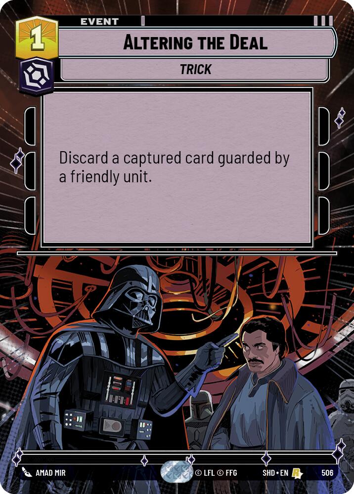 Star Wars: Unlimited: Altering the Deal (Hyperspace) card image