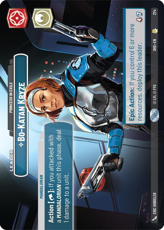 Star Wars: Unlimited: Bo-Katan Kryze - Princess in Exile (Showcase) card image