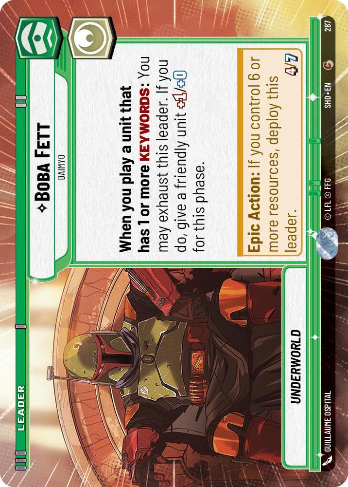 Star Wars: Unlimited: Boba Fett - Daimyo (Hyperspace) card image