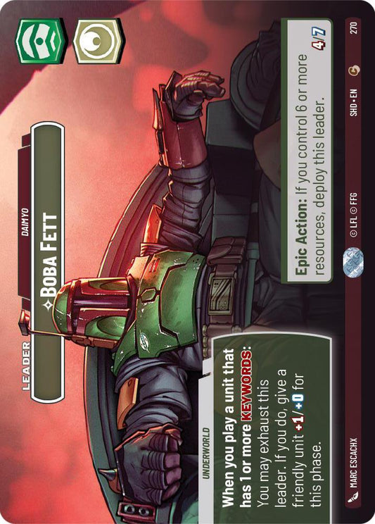 Star Wars: Unlimited: Boba Fett - Daimyo (Showcase) card image
