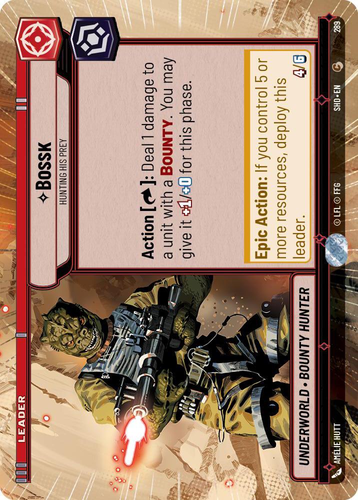 Star Wars: Unlimited: Bossk - Hunting His Prey (Hyperspace) card image