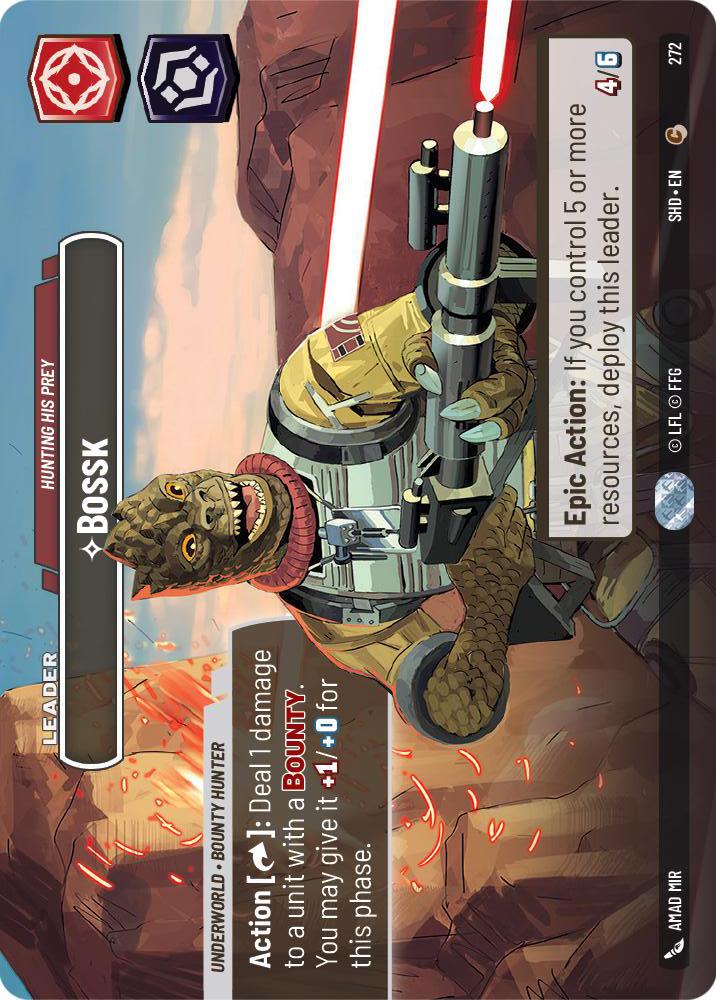 Star Wars: Unlimited: Bossk - Hunting His Prey (Showcase) card image