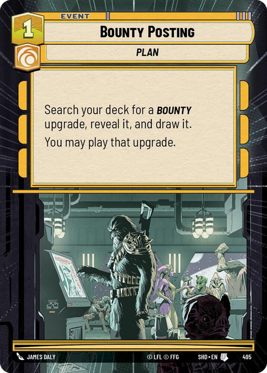 Star Wars: Unlimited: Bounty Posting (Hyperspace) card image