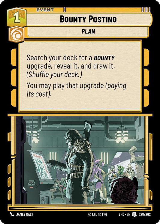 Star Wars: Unlimited: Bounty Posting card image