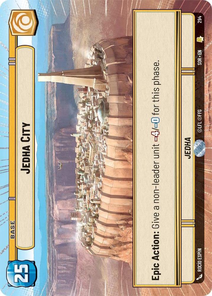 Star Wars: Unlimited: Jedha City (Hyperspace) card image