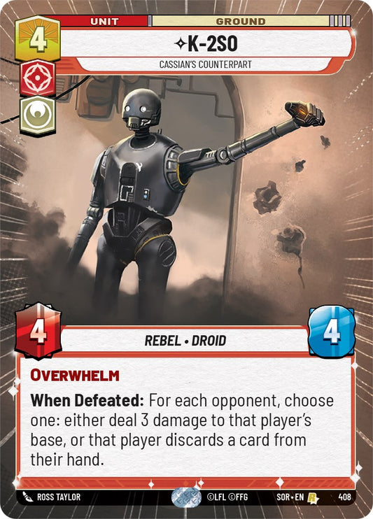 Star Wars: Unlimited: K-2SO - Cassian's Counterpart (Hyperspace) card image