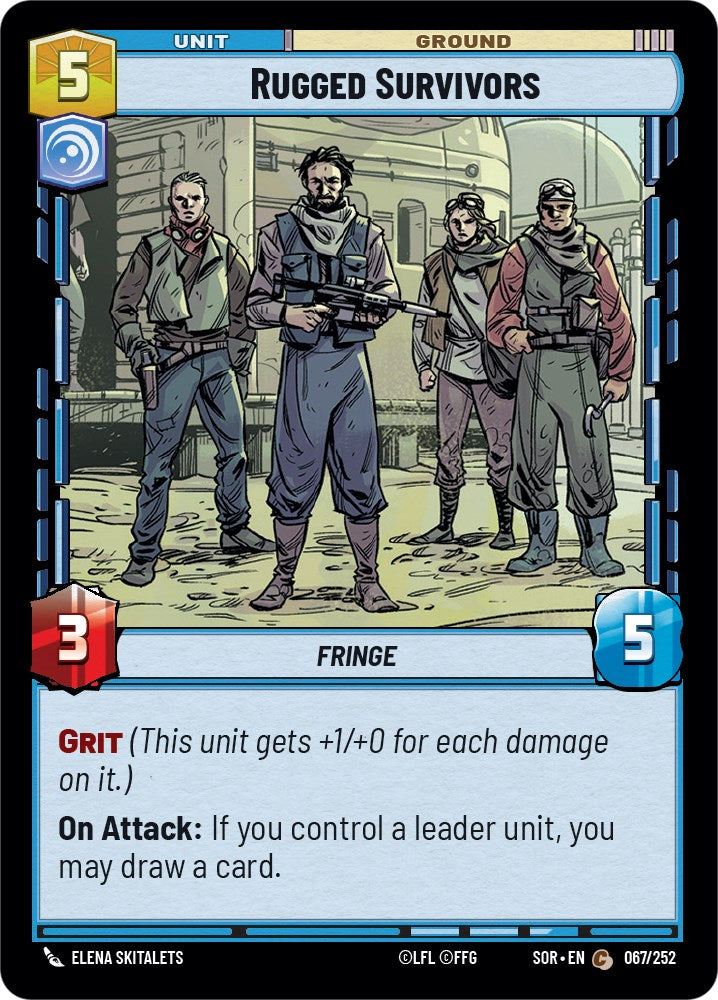 Star Wars: Unlimited: Rugged Survivors card image