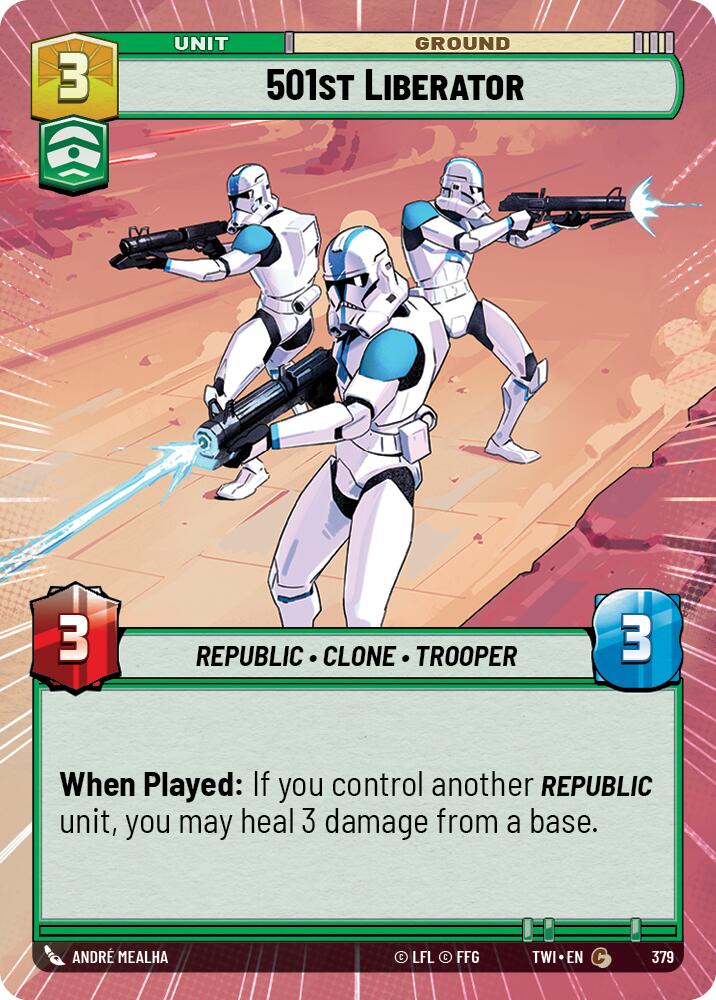 Star Wars: Unlimited: 501st Liberator (Hyperspace) card image