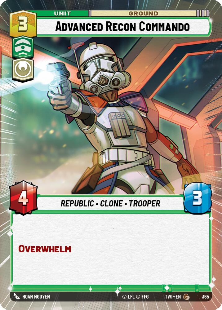 Star Wars: Unlimited: Advanced Recon Commando (Hyperspace) card image