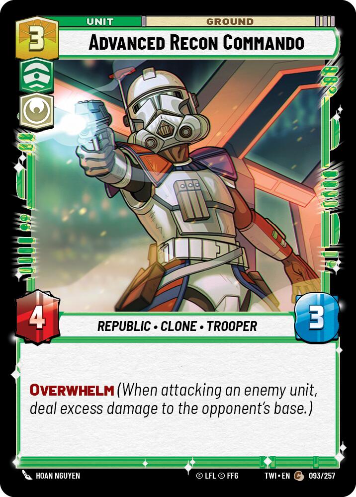 Star Wars: Unlimited: Advanced Recon Commando card image