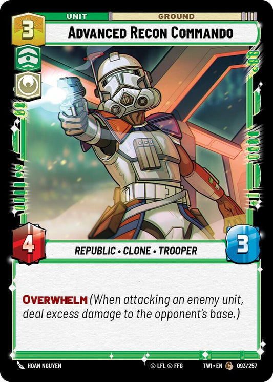 Star Wars: Unlimited: Advanced Recon Commando card image
