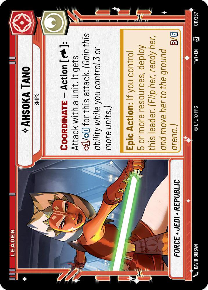 Star Wars: Unlimited: Ahsoka Tano - Snips card image