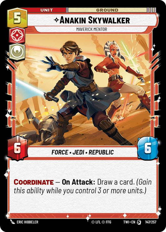 Star Wars: Unlimited: Anakin Skywalker - Maverick Mentor card image
