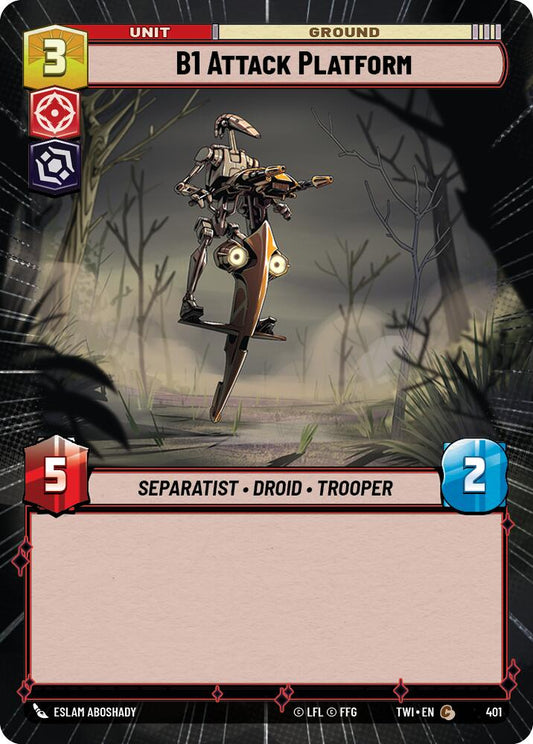 Star Wars: Unlimited: B1 Attack Platform (Hyperspace) card image
