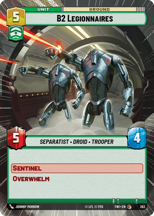 Star Wars: Unlimited: B2 Legionnaires (Hyperspace) card image
