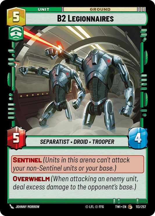 Star Wars: Unlimited: B2 Legionnaires card image