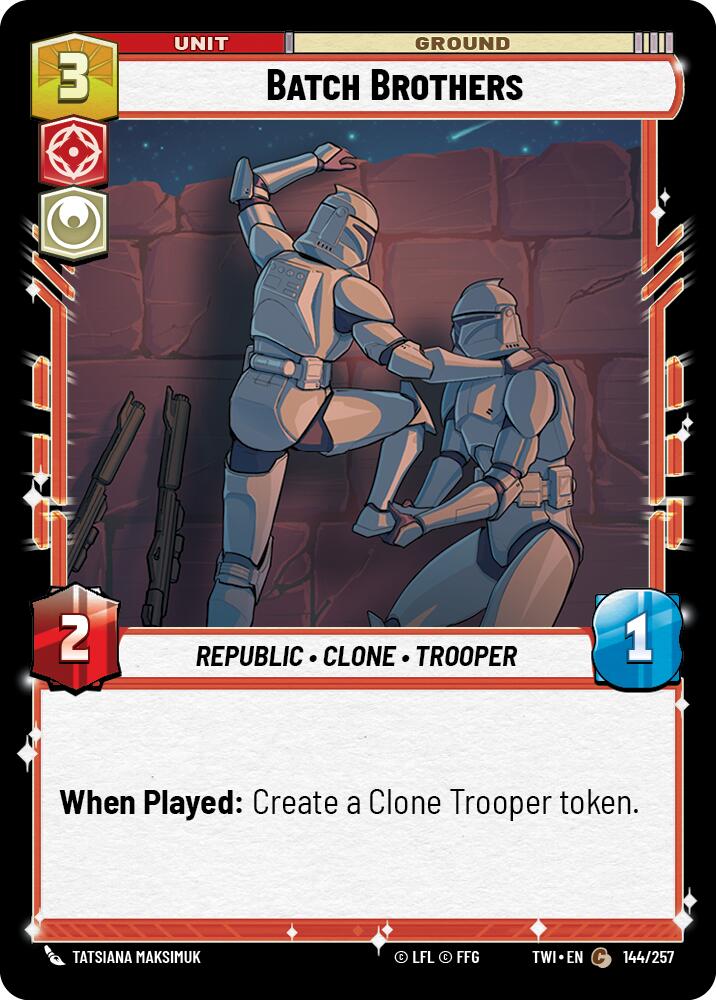 Star Wars: Unlimited: Batch Brothers card image