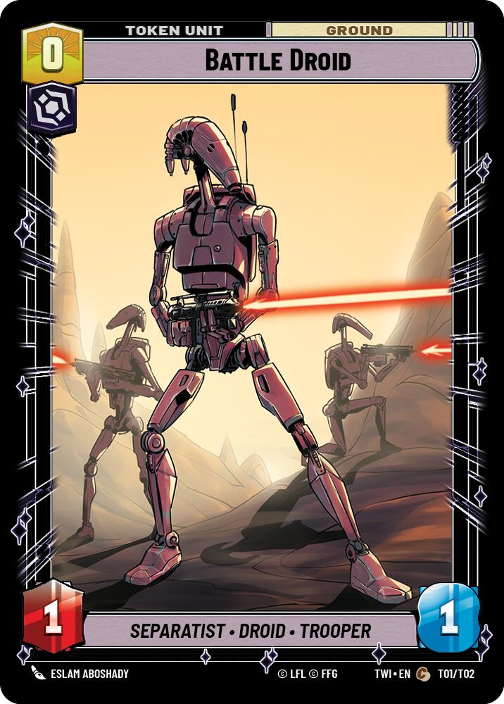 Star Wars: Unlimited: Battle Droid // Clone Trooper card image
