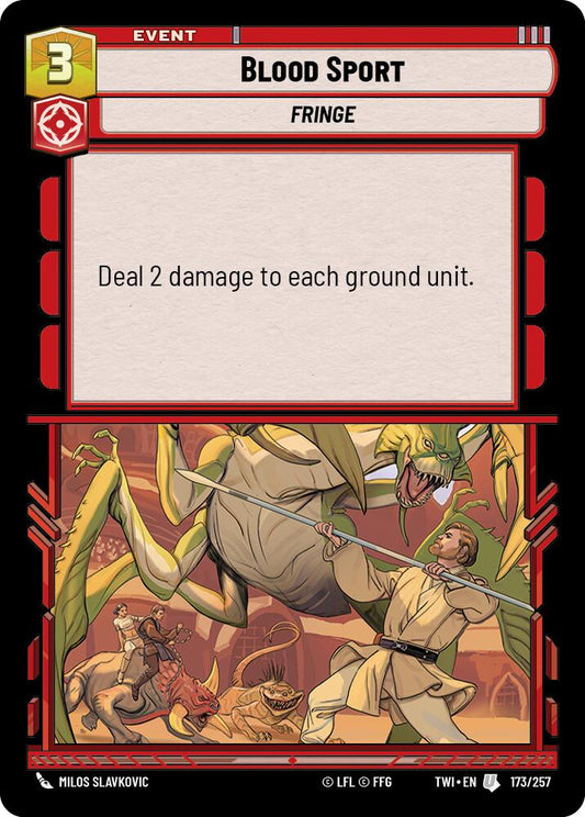 Star Wars: Unlimited: Blood Sport card image
