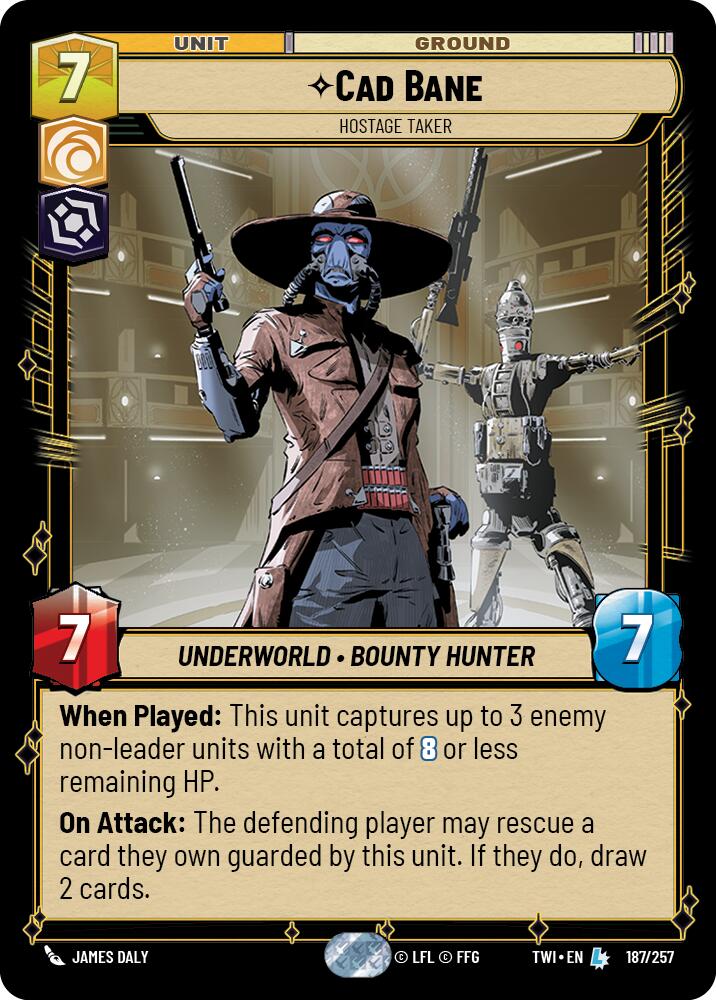 Star Wars: Unlimited: Cad Bane - Hostage Taker card image