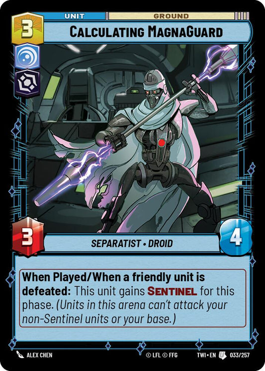 Star Wars: Unlimited: Calculating MagnaGuard card image