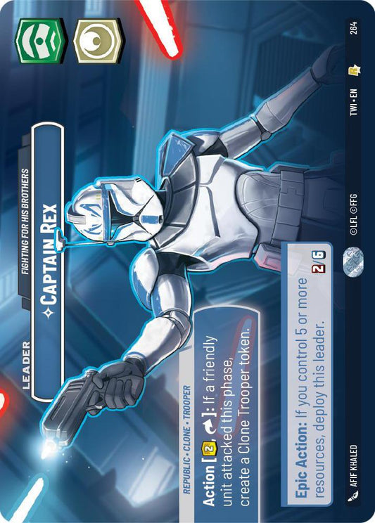 Star Wars: Unlimited: Captain Rex - Fighting For His Brothers (Showcase) card image
