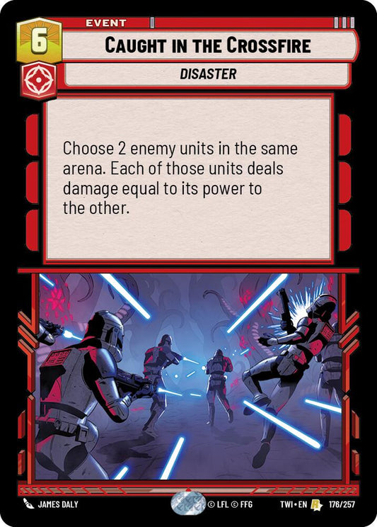 Star Wars: Unlimited: Caught in the Crossfire card image