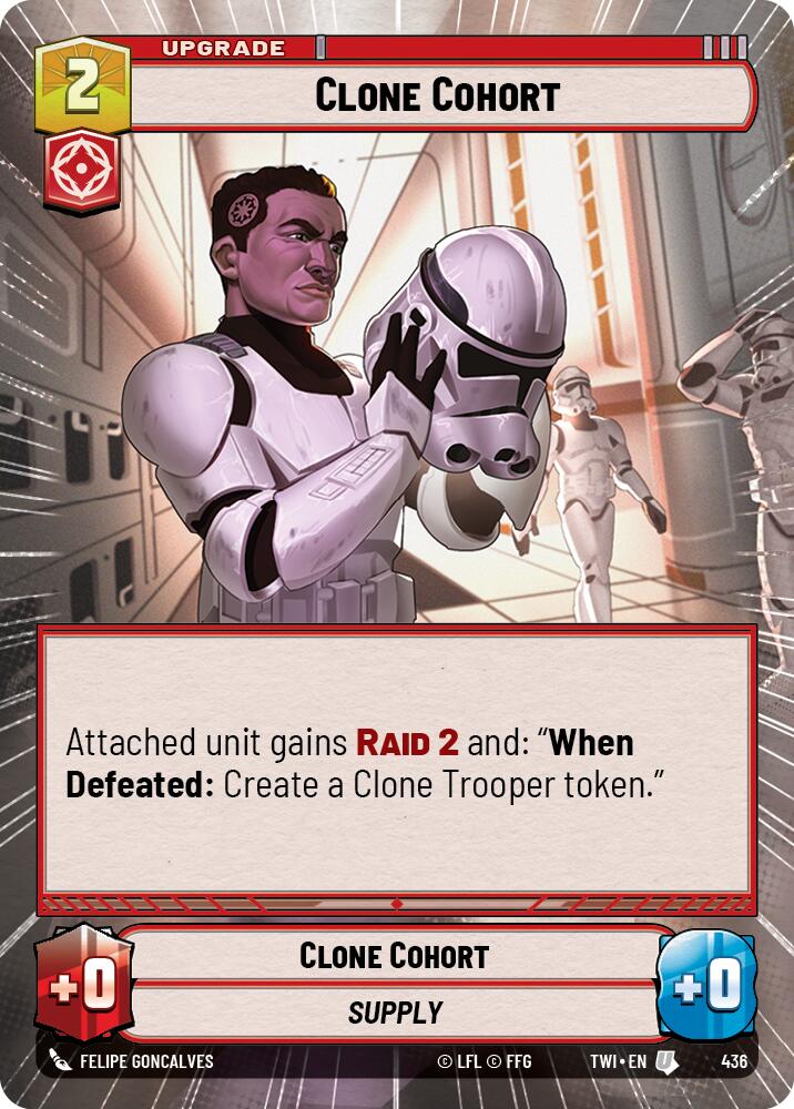 Star Wars: Unlimited: Clone Cohort (Hyperspace) card image