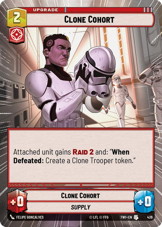 Star Wars: Unlimited: Clone Cohort (Hyperspace) card image