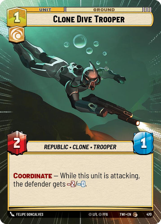 Star Wars: Unlimited: Clone Dive Trooper (Hyperspace) card image