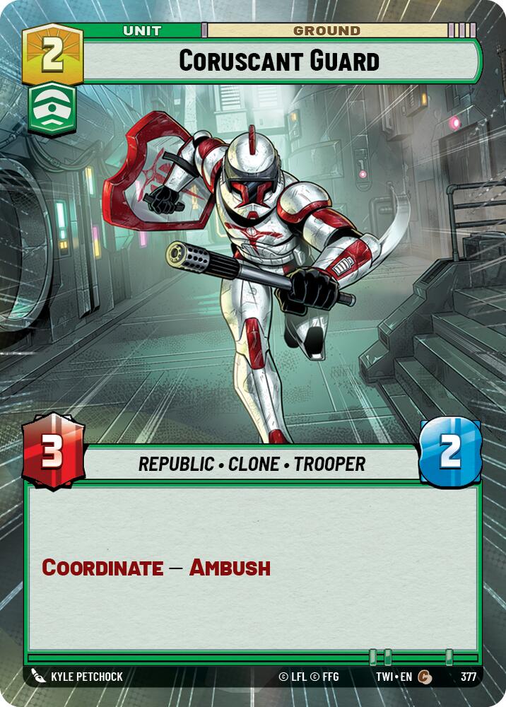 Star Wars: Unlimited: Coruscant Guard (Hyperspace) card image