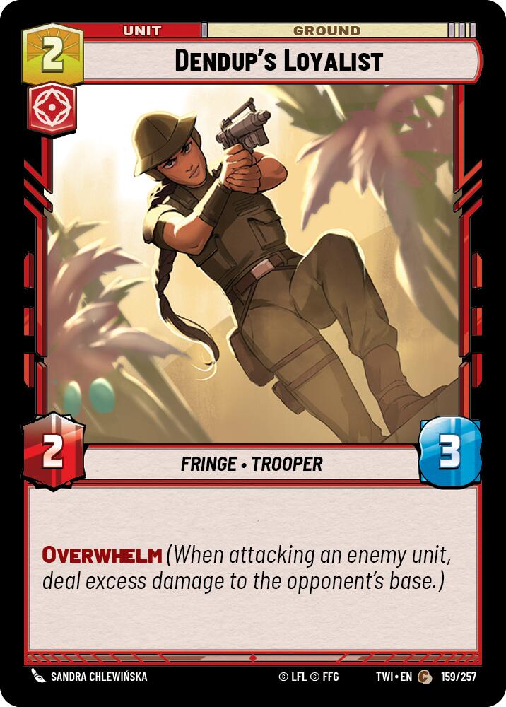 Star Wars: Unlimited: Dendup's Loyalist card image