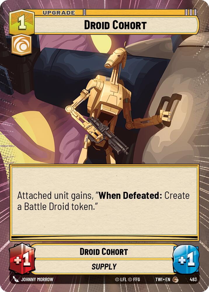 Star Wars: Unlimited: Droid Cohort (Hyperspace) card image
