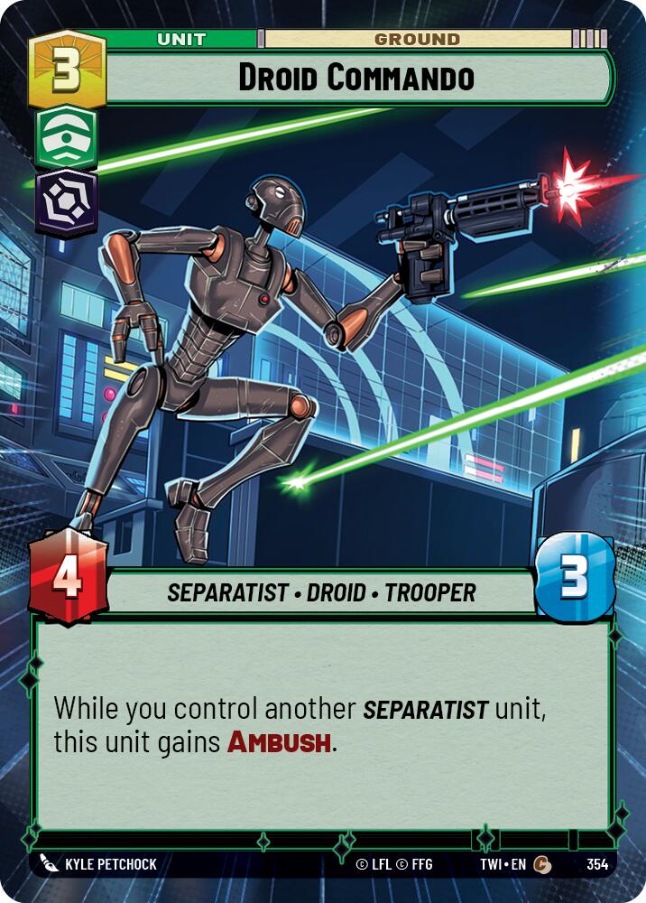 Star Wars: Unlimited: Droid Commando (Hyperspace) card image