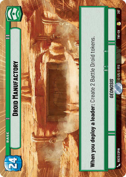 Star Wars: Unlimited: Droid Manufactory (Hyperspace) card image
