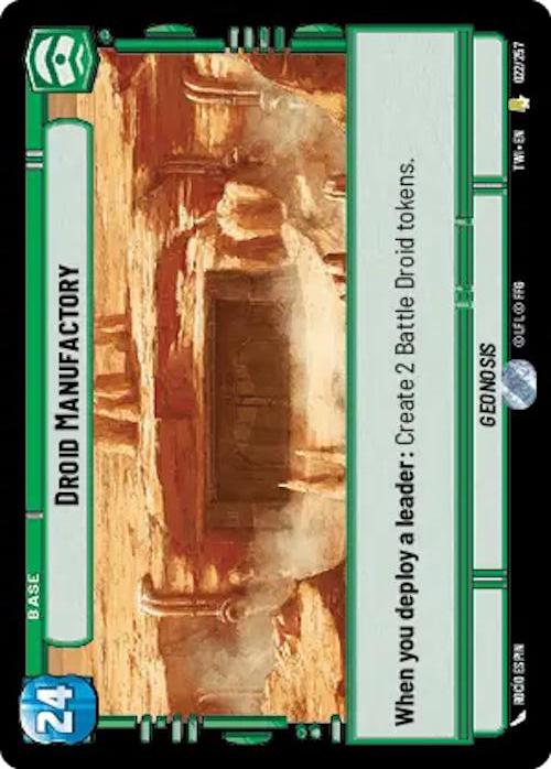 Star Wars: Unlimited: Droid Manufactory card image