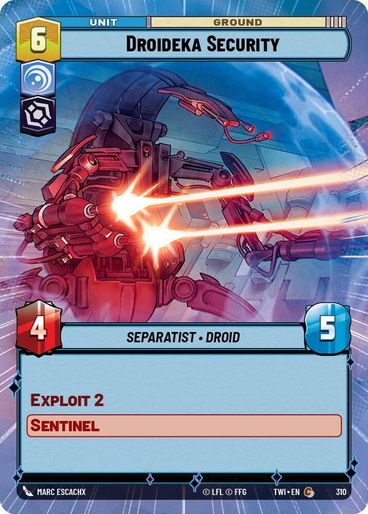 Star Wars: Unlimited: Droideka Security (Hyperspace) card image