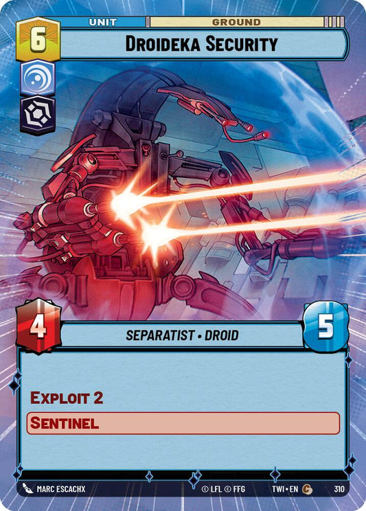 Star Wars: Unlimited: Droideka Security (Hyperspace) card image
