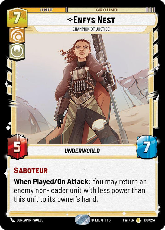Star Wars: Unlimited: Enfys Nest - Champion of Justice card image