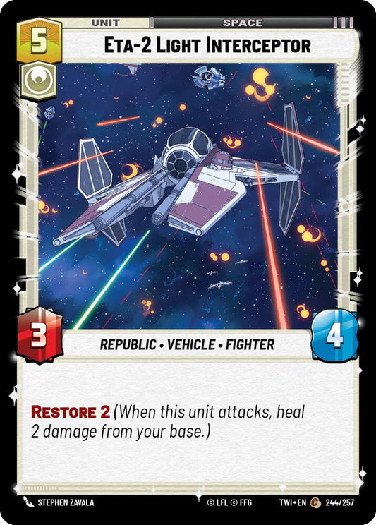Star Wars: Unlimited: ETA-2 Light Interceptor card image