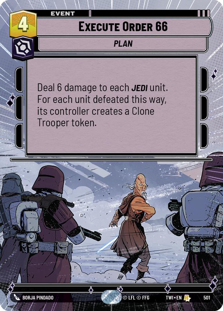 Star Wars: Unlimited: Execute Order 66 (Hyperspace) card image