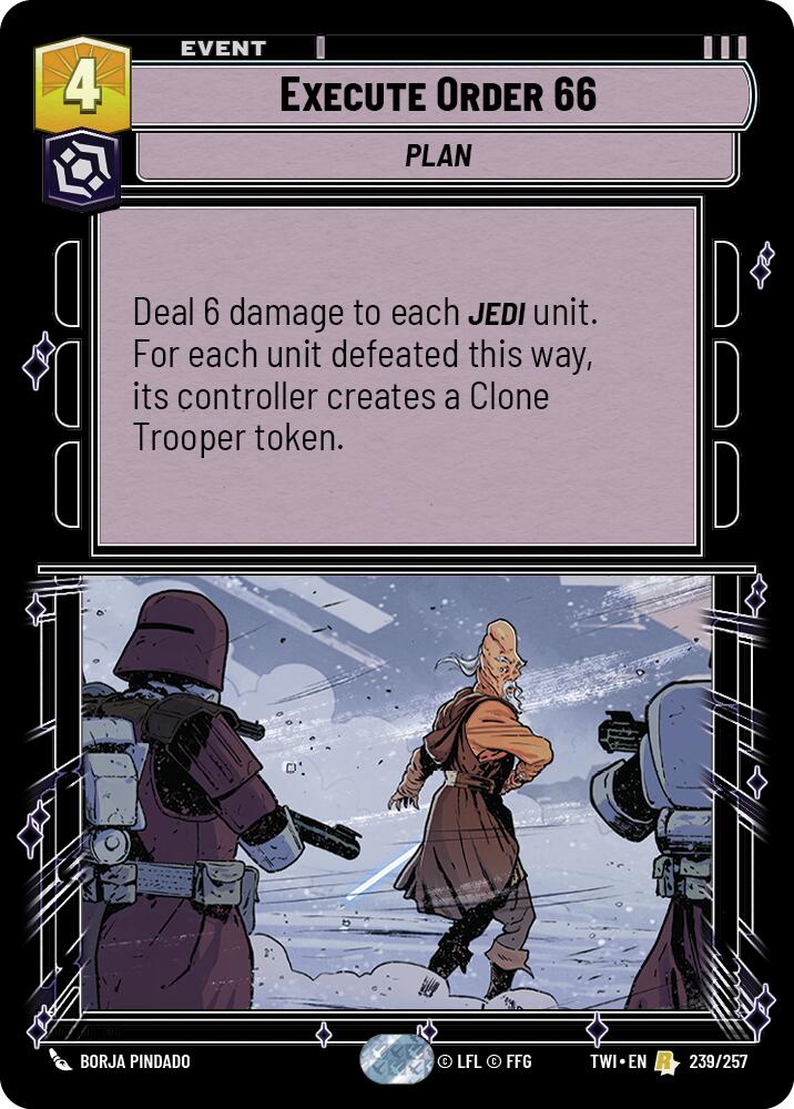 Star Wars: Unlimited: Execute Order 66 card image
