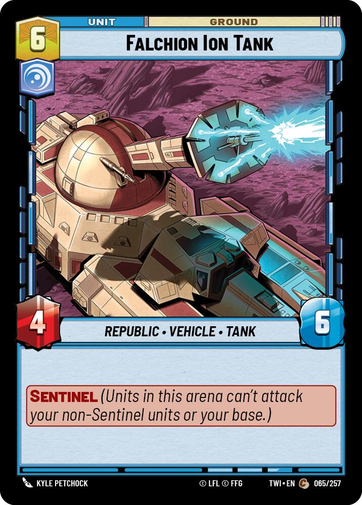 Star Wars: Unlimited: Falchion Ion Tank card image