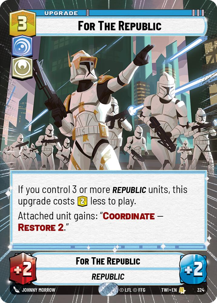Star Wars: Unlimited: For The Republic (Hyperspace) card image