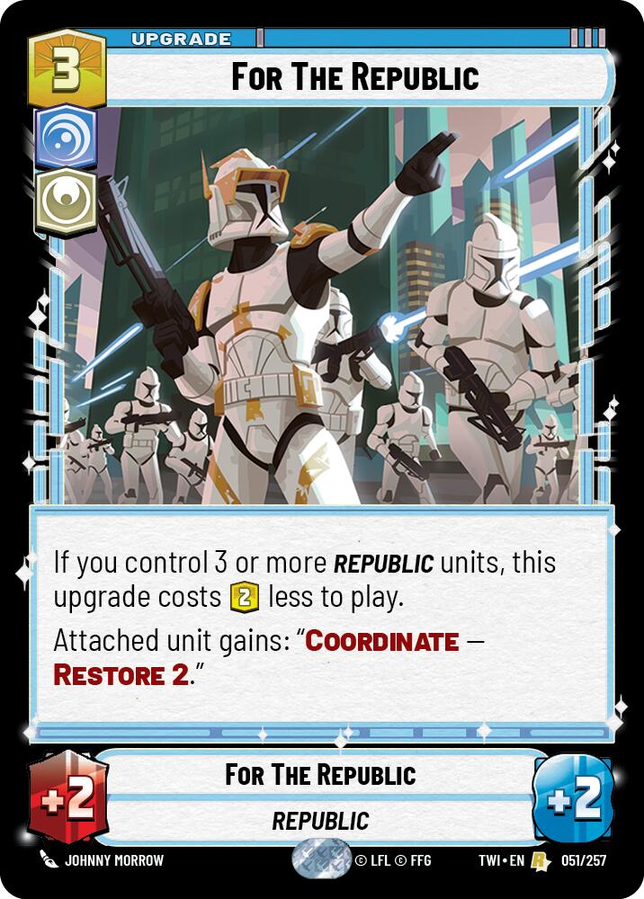 Star Wars: Unlimited: For The Republic card image