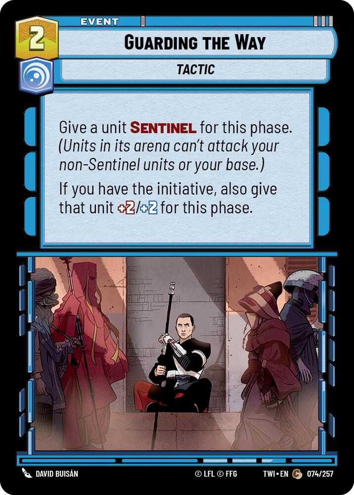 Star Wars: Unlimited: Guarding the Way card image