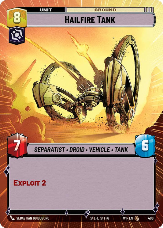 Star Wars: Unlimited: Hailfire Tank (Hyperspace) card image